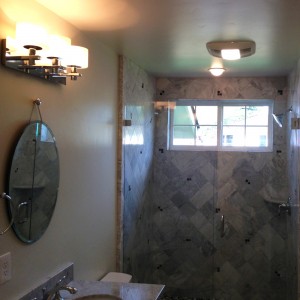 Oak Electric Home Remodel Bathroom